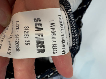 SEAFARER. Pantalón azul estampado bolsillos