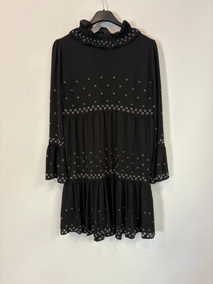 AMEÉ. Sleeveless fringed sweater S.(s)