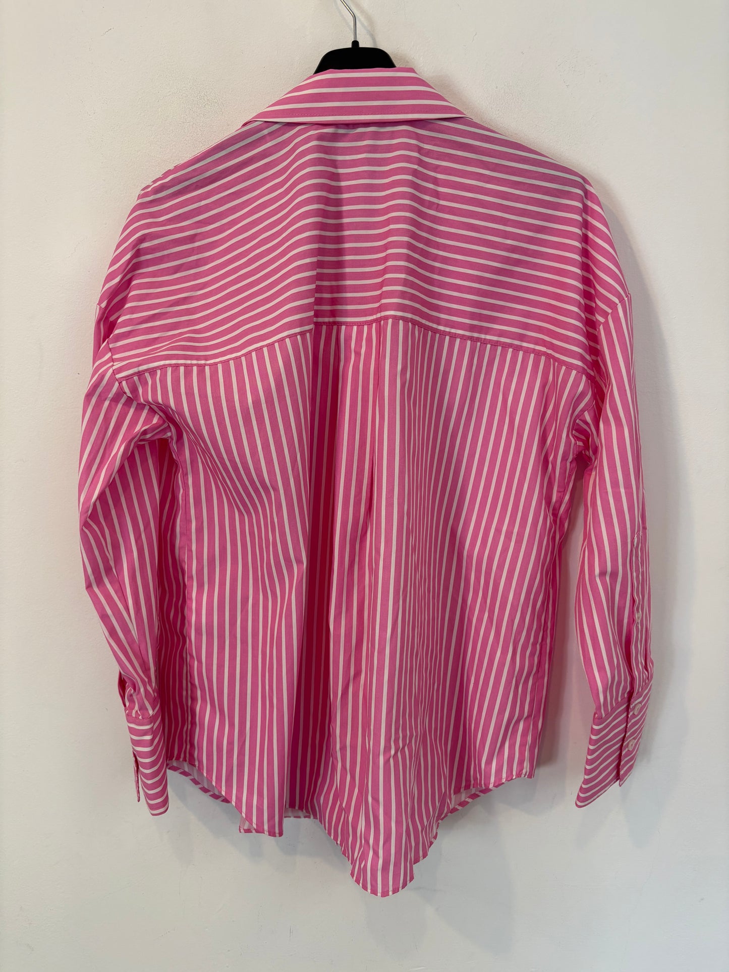 ZARA. Camisa rosa rayas