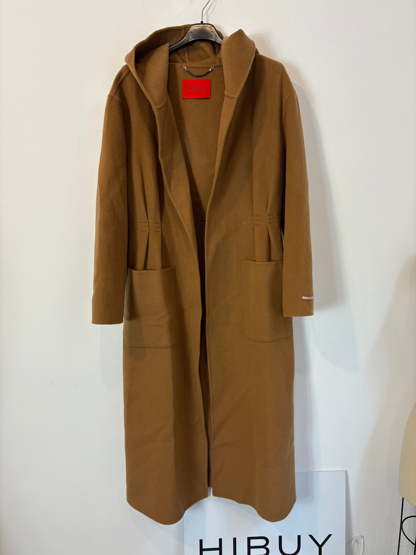 MAX&Co. Abrigo largo lana con capucha