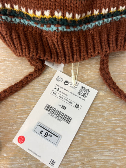 ZARA. Brown Greek hat. Size 3-5 years