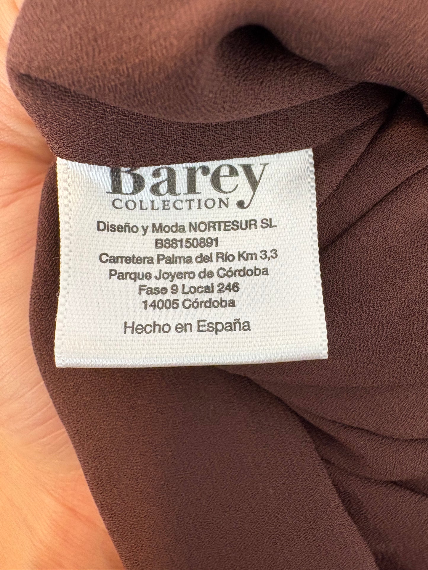 BAREY. Vestido largo estampado flores
