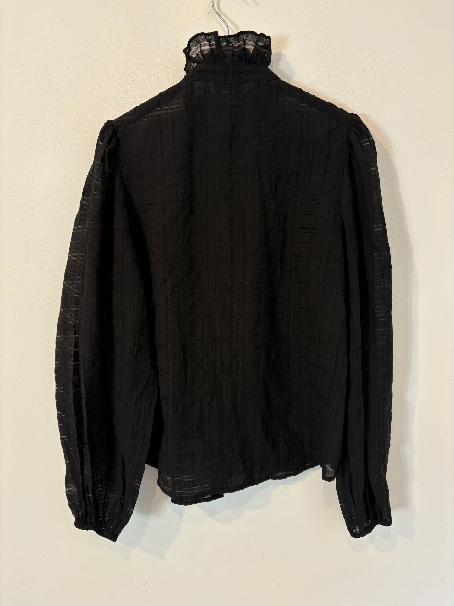 & OTHER STORIES. Blusa negra textura