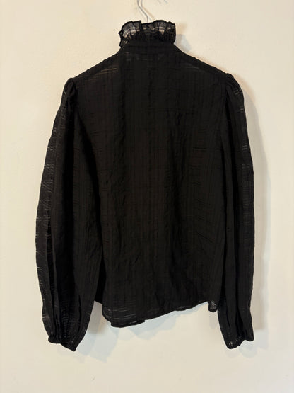 & OTHER STORIES. Blusa negra textura