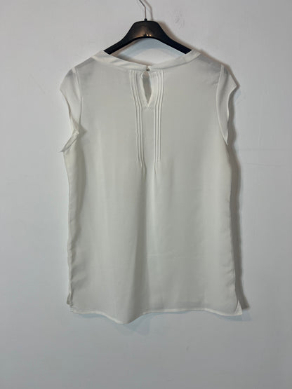 OTRAS. Top blanco fluido. T 38