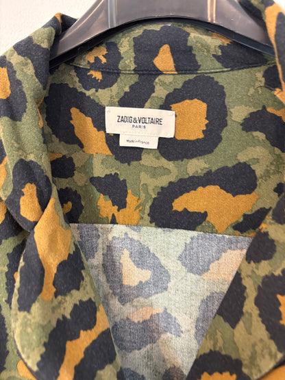 ZADIG & VOLTAIRE . Blusa fluida camo
