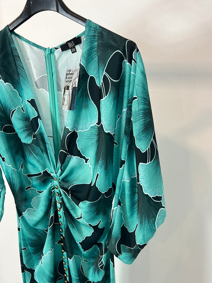 LOLA LI. Buttoned midi dress. Size 38