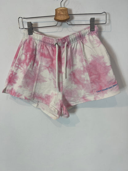 BERSHKA. Pantalón corto tie dye. T M (XS/S)