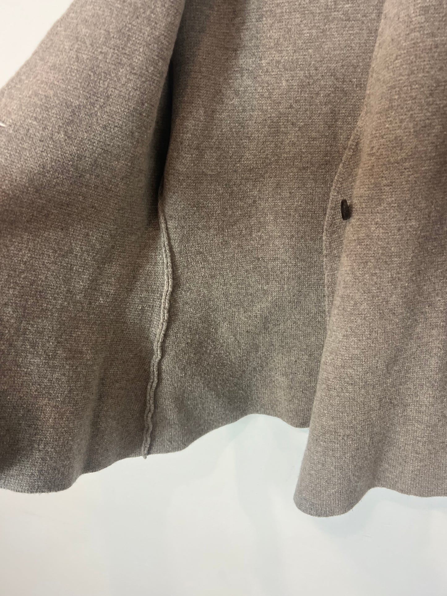 ZARA. Chaqueta beige punto  T.l