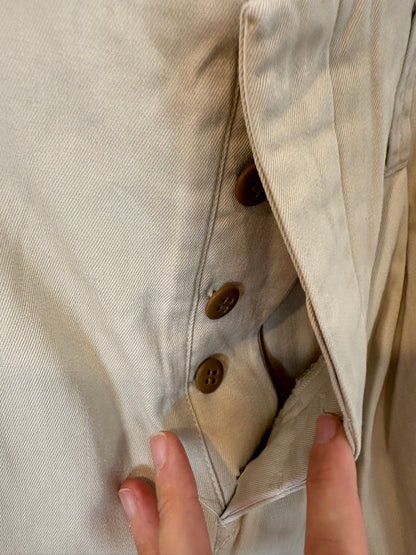 POLO RALPH LAUREN. Pantalón beige pinzas T.2(38)