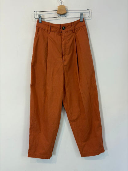 COMPTOIR DES COTONNIERS. Pantalón caldero pinzas con lino