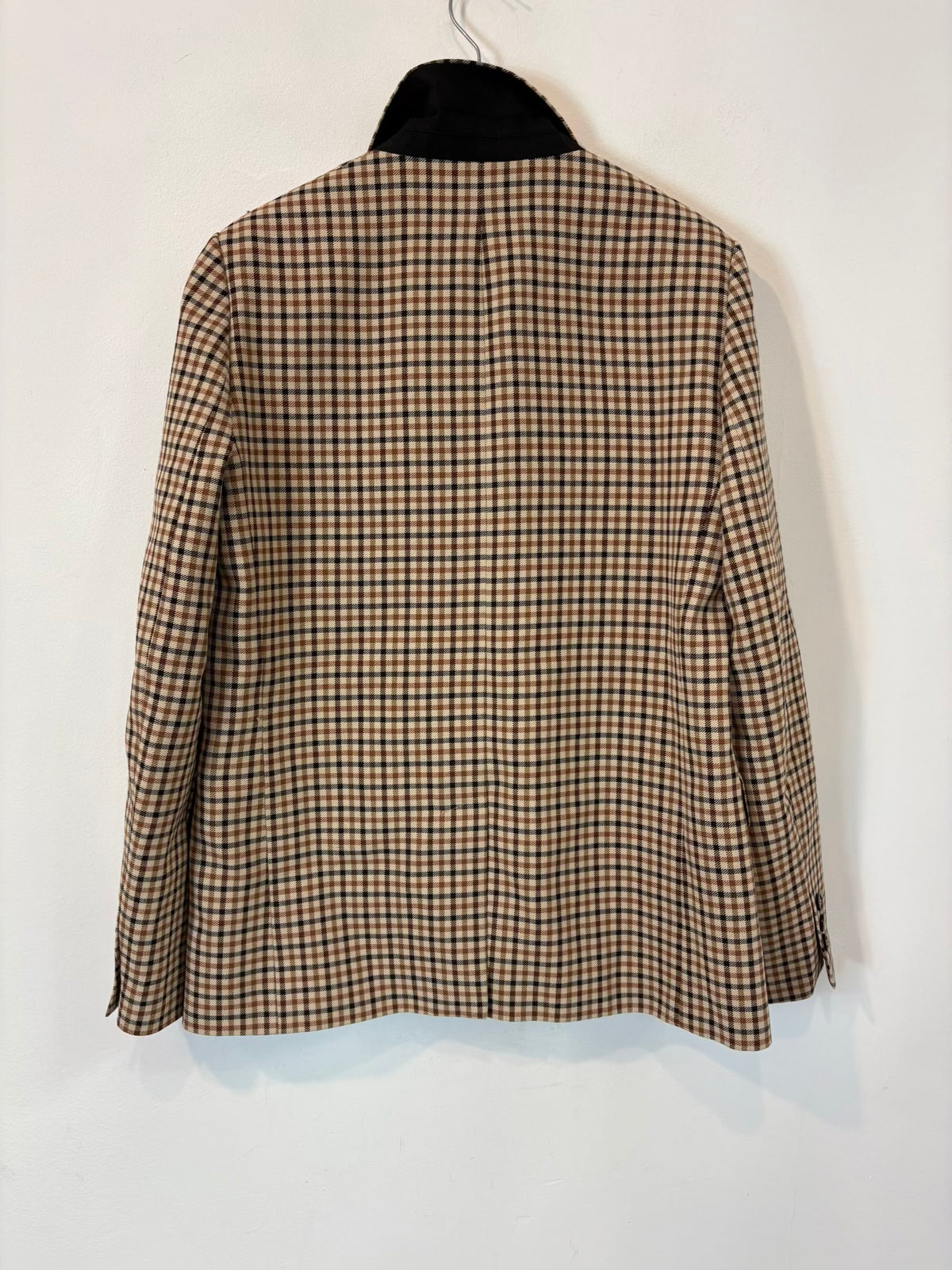 ZARA. Blazer cuadros fluida