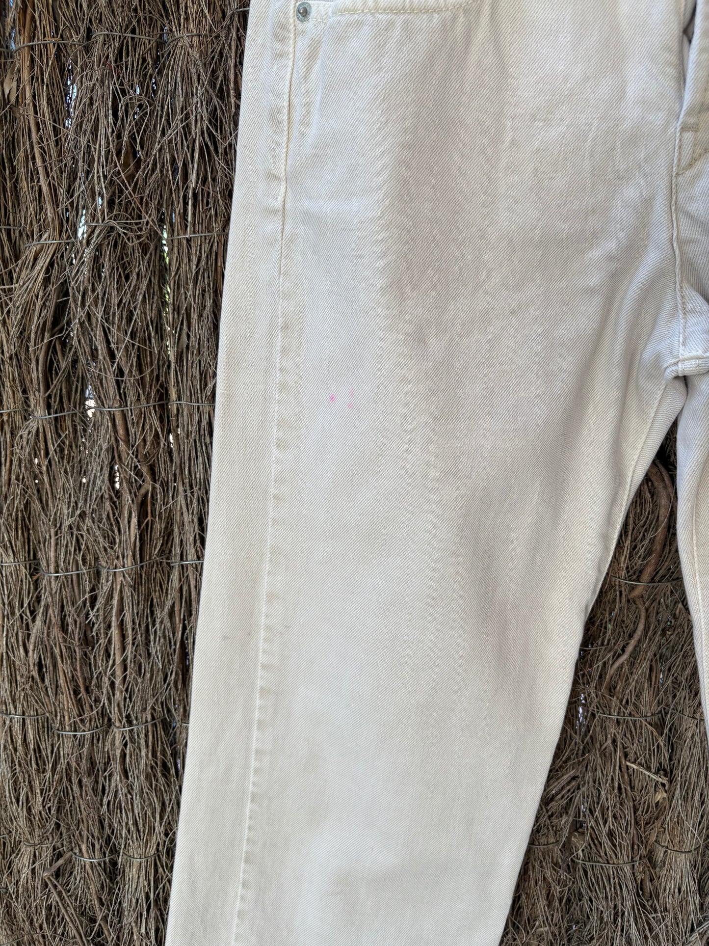ISABEL MARANT. Denim beige recto abotonado