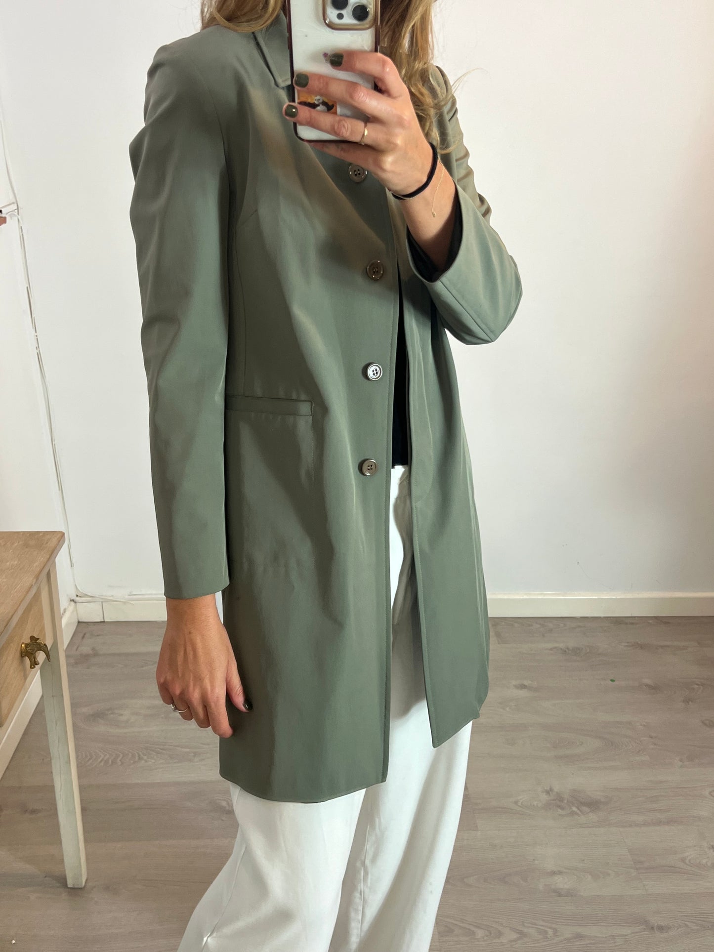 OTRAS. Chaqueta verde abotonada T.u(s)