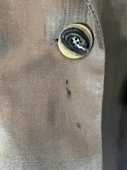 MASSIMO DUTTI. Blazer larga cobriza T.36 (tara)