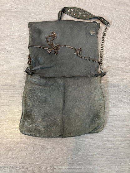 ZADIG&VOLTAIRE. Bolso gris piel doble asa