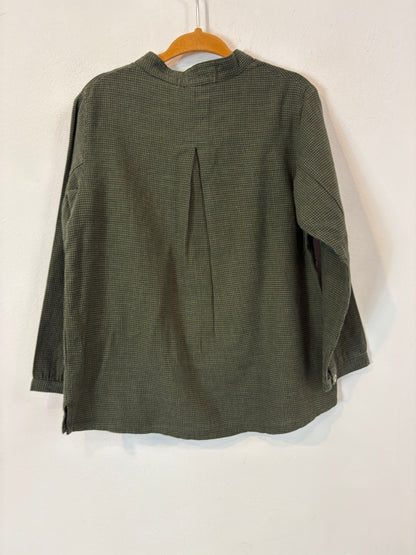 BITRIX KIDS. Camisa niño verde mao. T 4-5 años