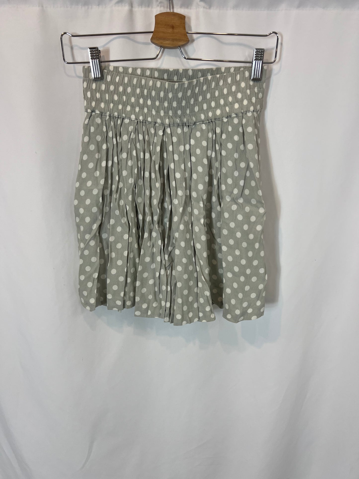 ZARA. Short polka dot flared skirt. XS
