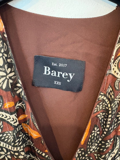 BAREY. Vestido largo estampado flores