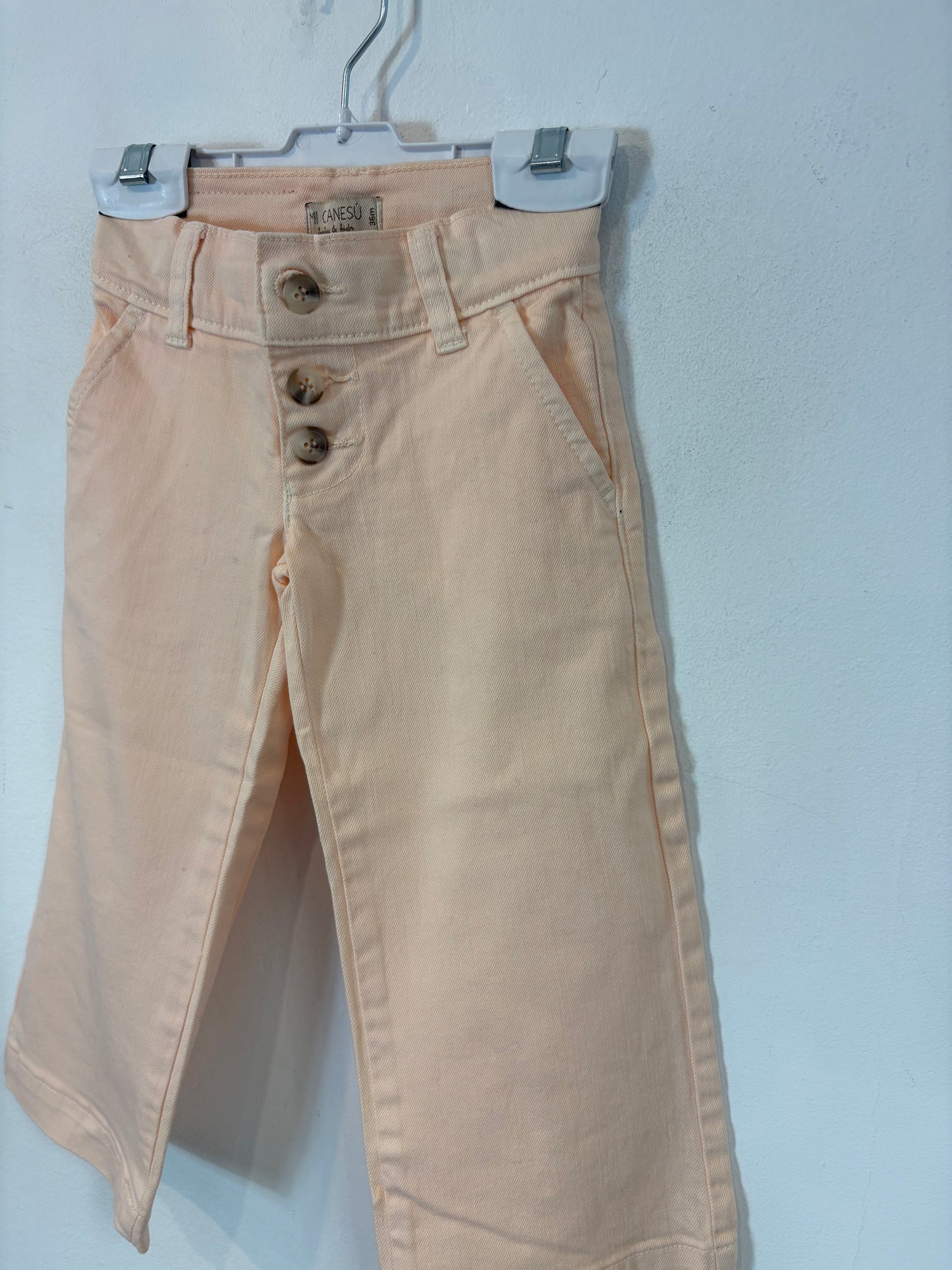 MY YOKE. Lightweight floral long dungarees. Size 6 years