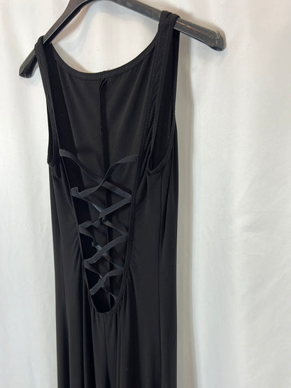 NORMAKAMALI. Black open back Ts jumpsuit