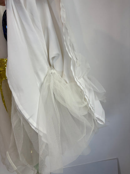 P.A.R.O.S.H. Falda midi tul lentejuelas