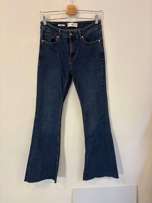 MANGO. Denim elástico flare