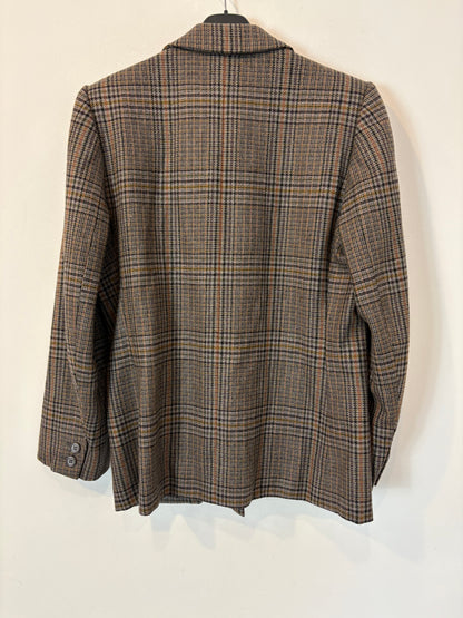 SAINT LAURENT. Americana cuadros lana