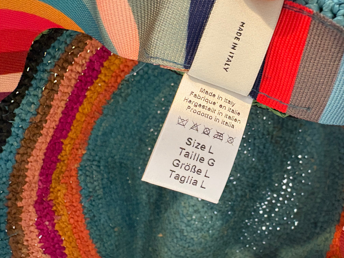 PAUL SMITH. Sombrero paja colores