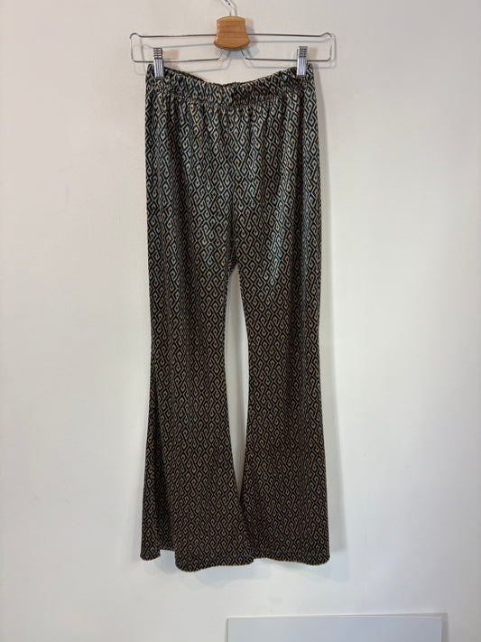OTRAS. Pantalón terciopelo estampado
