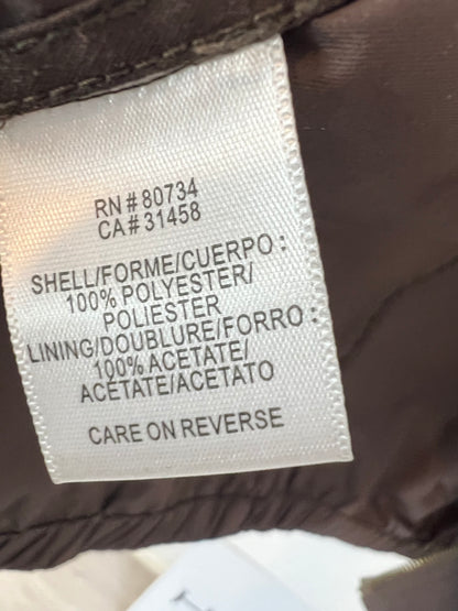 BCBG MAXMARA. Parka marrón cortavientos. T S