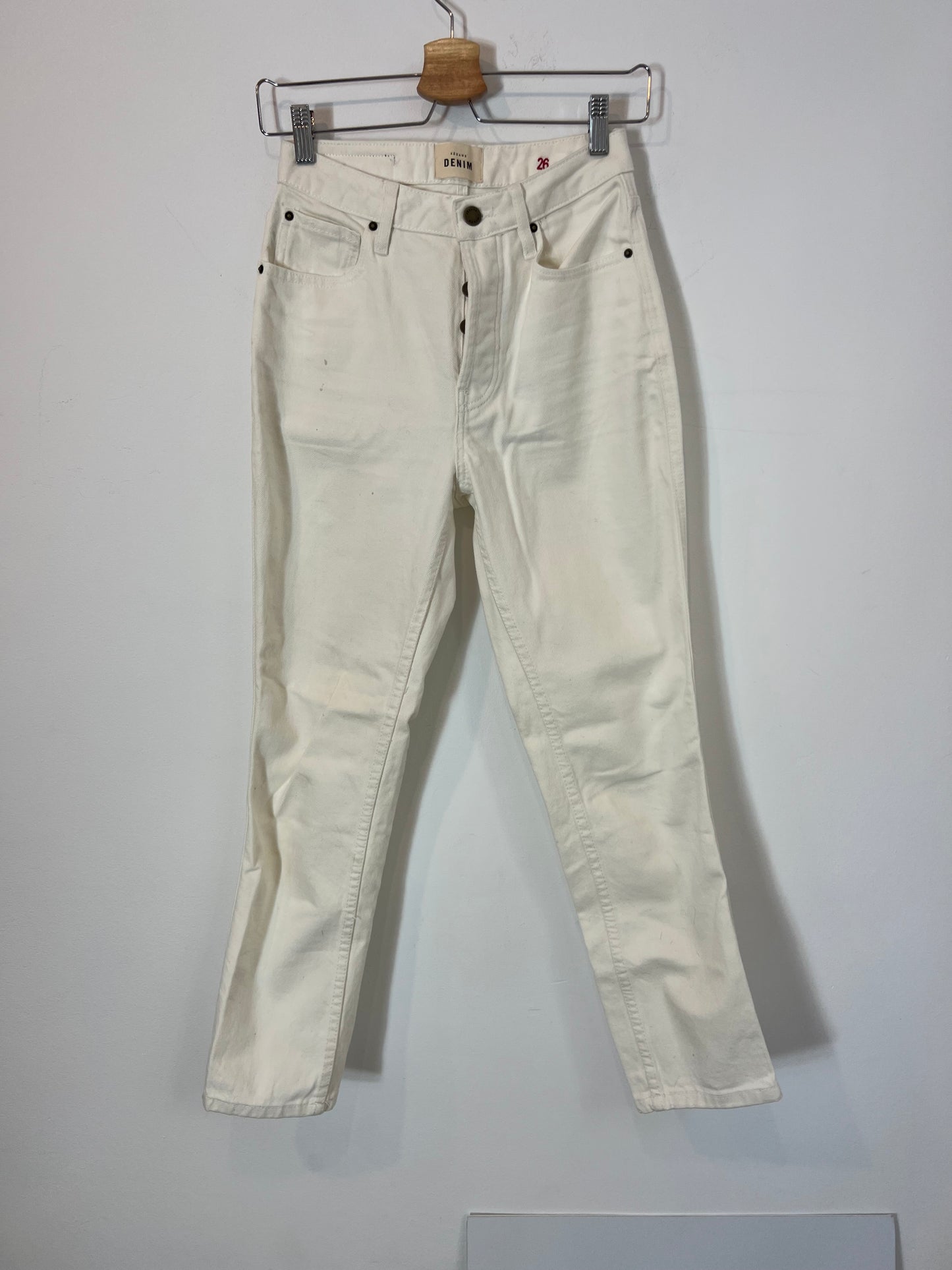SEZANE. Pantalón blanco monfit T.26 (34)