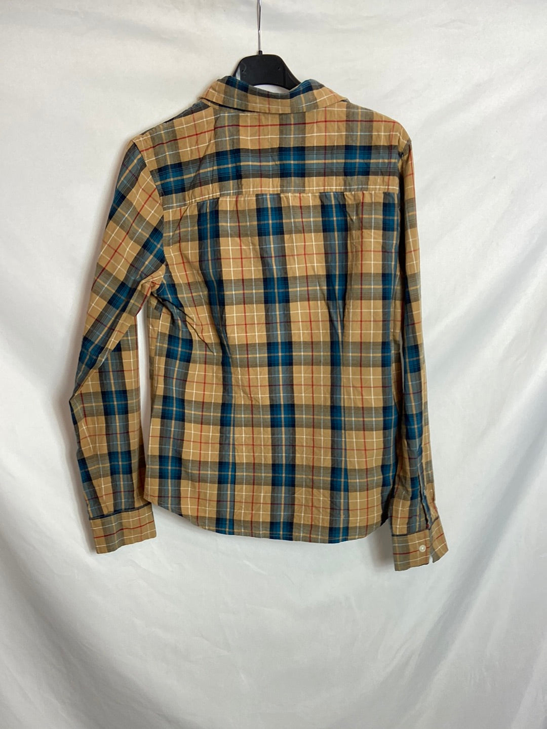 SINTESIS. Camisa cuadros minivolantes T.U (M)