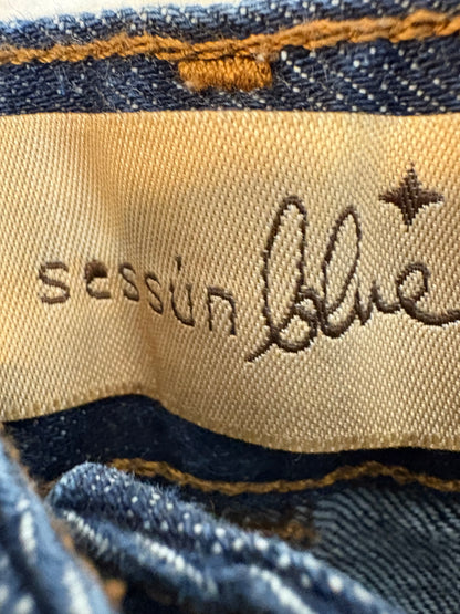 SESSUN: Denim recto bolsillos azul oscuro