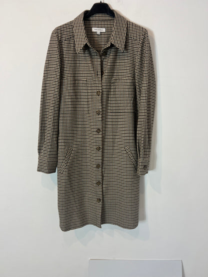 PEDRO DEL HIERRO. Chaqueta cuadros tonos tierra T.m