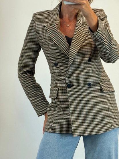 ZARA. Mustard textured back top. TS