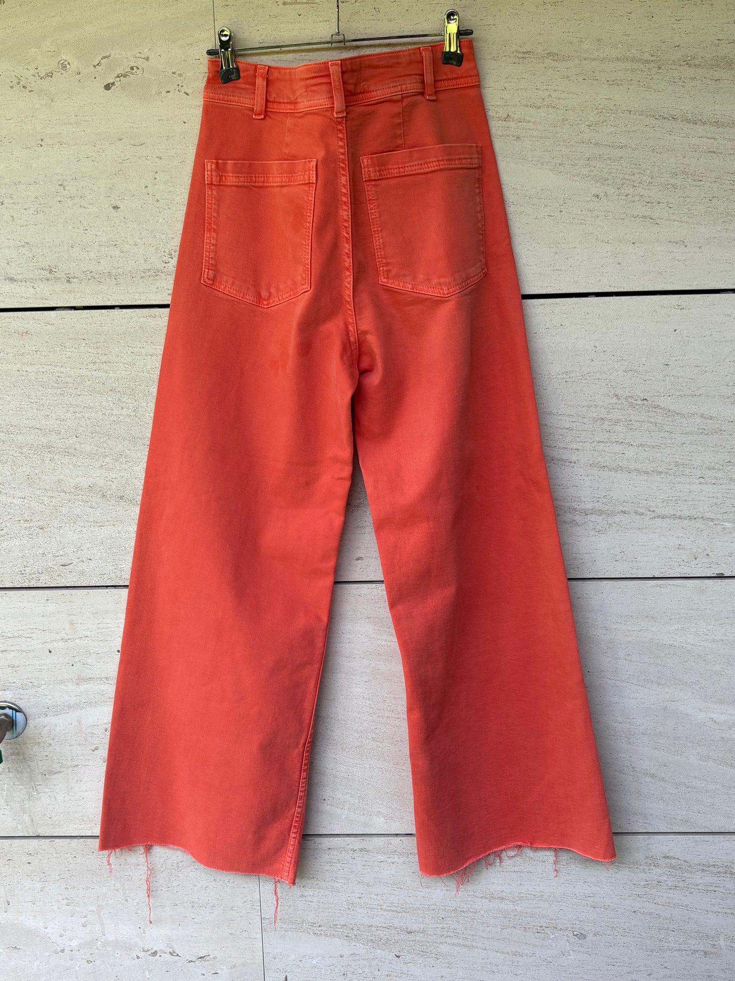 ANDESITES. Denim pata ancha coral. T 36