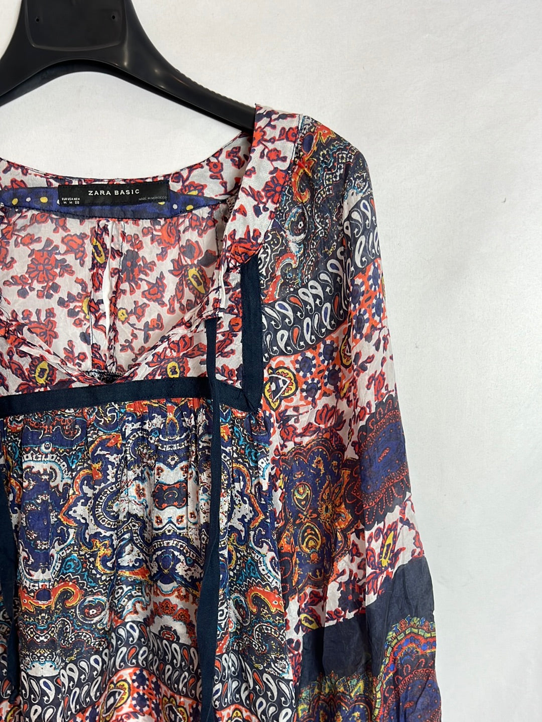 ZARA. Vestido/blusa estampado  T.M