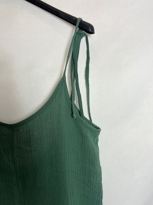 RENATTA&GO. Mono verde culotte textura. TU(M/L)
