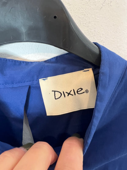 DIXIE. Blue flowing dress Ts (M)