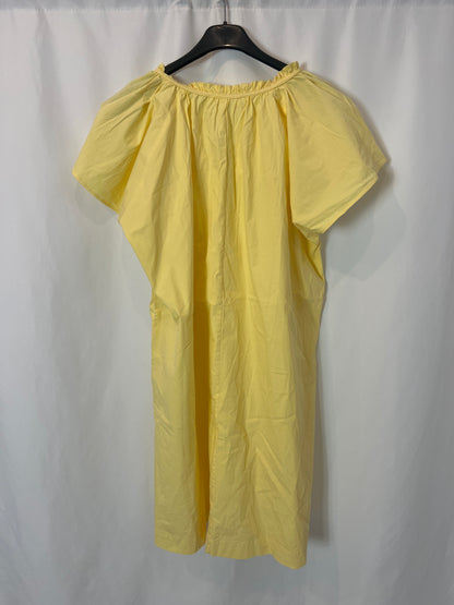 MANGO. Vestido corto amarillo claro. T XL(M/L)