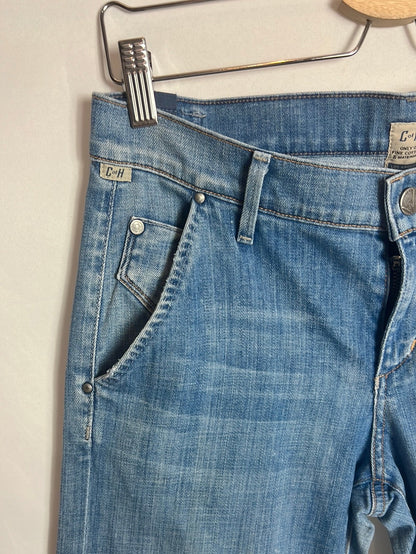 CITIZENS  OF HUMANITY. Denim pata ancha. T 28(38)