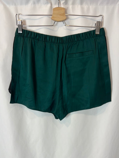 ALEXANDER WANG. Silk green shorts. TS