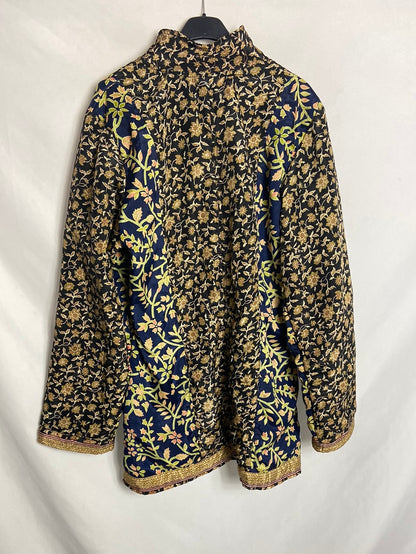 OTRAS. Chaqueta estampada satinado. T M/L