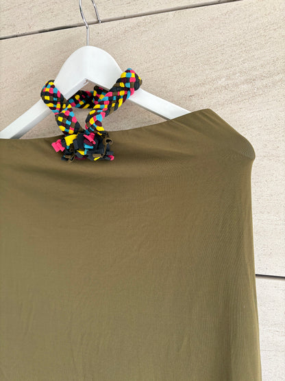 ERES. Vestido corto detalle cuello