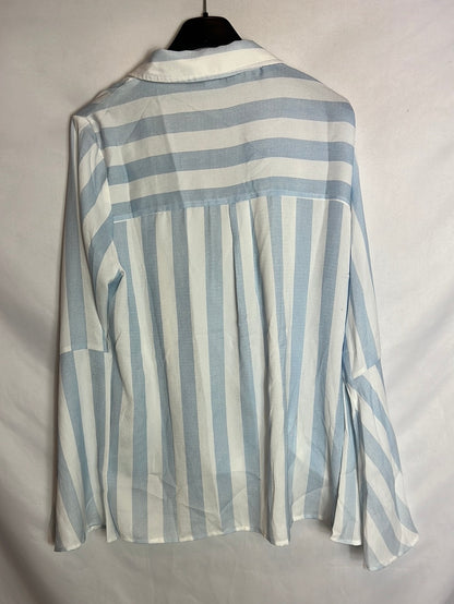 HYFVE. Striped wrap blouse Tm