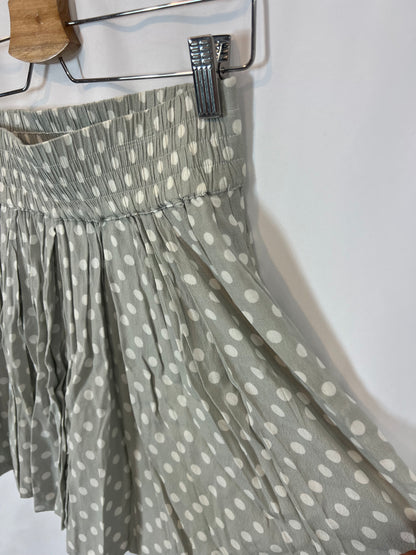 ZARA. Short polka dot flared skirt. XS