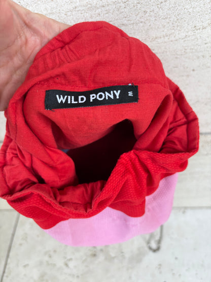WILD PONY. Striped sack bag