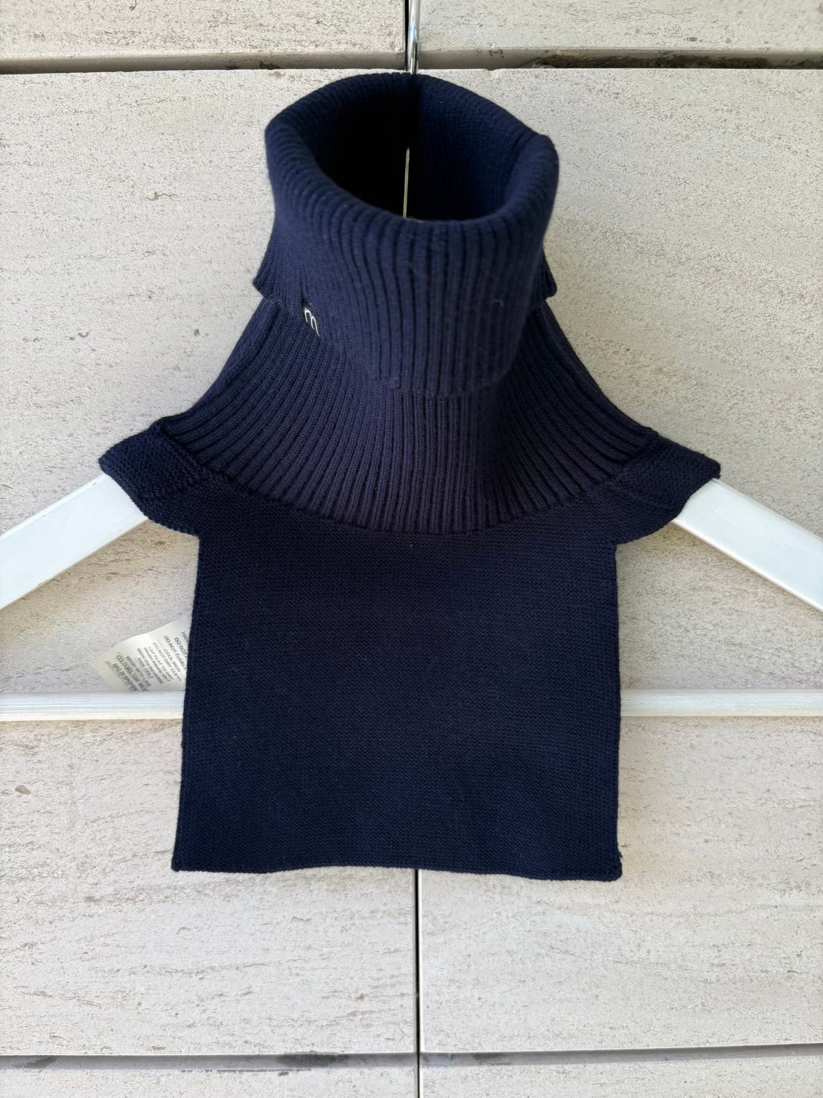 ABSOLUT CASHMERE. Jersey verde cuello extraible cashmere