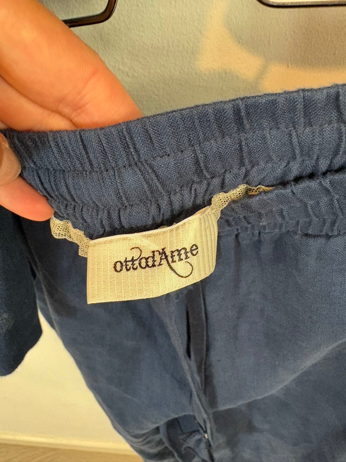 OTTOD´AME. Traje de chaqueta lino azul